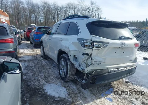 2015 Toyota Highlander Limited Platinum V6/Limited V6 из США, поврежденный, VIN 5TDDKRFH9FS13544